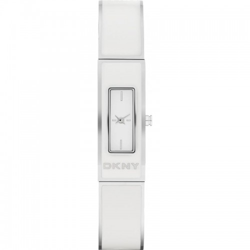 dkny silver bangle watch