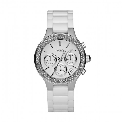 dkny white ceramic watch ladies