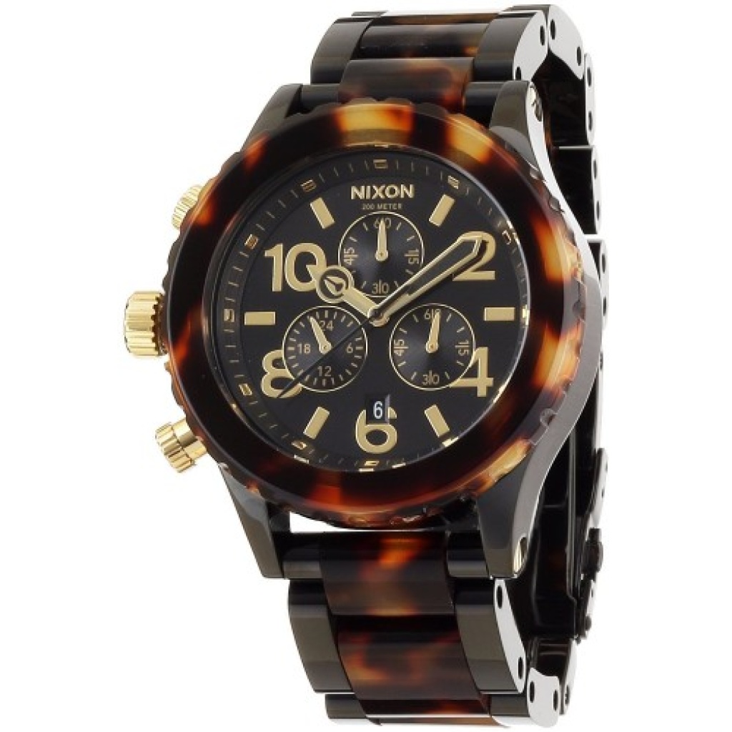 NIXON 42-20 A037-679 CHRONO GUNMETAL/MARBLE WATCH