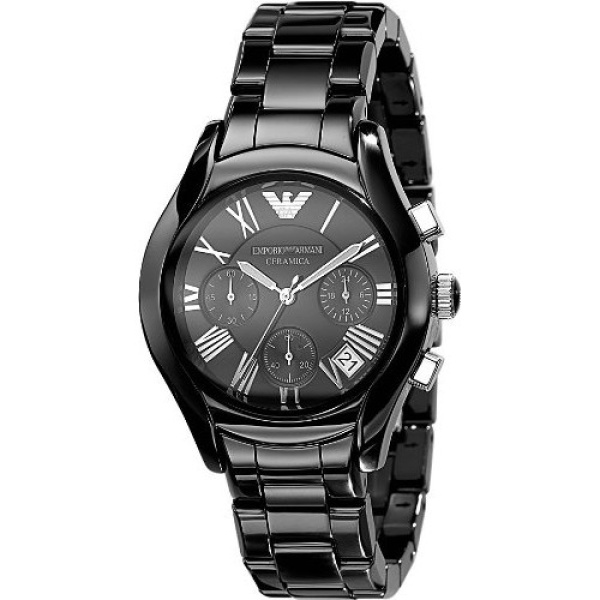 Emporio Armani AR1401 Ladies Black Ceramic Watch