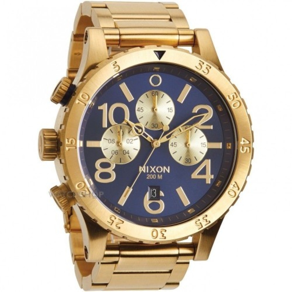 NIXON 48-20 A486-1922 Chrono Blue Dial Men's Watch