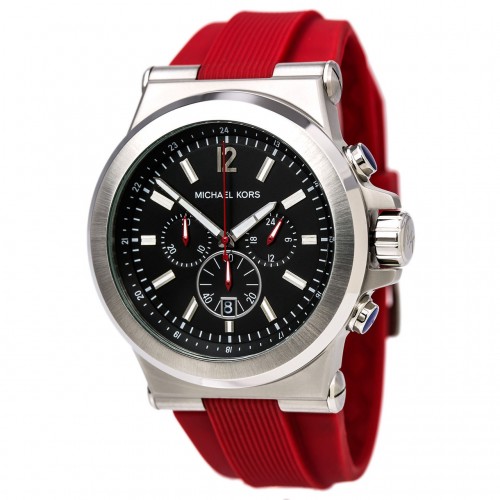 michael kors watch men red