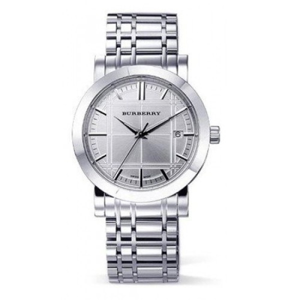 BURBERRY BU1351 Ladies Silver Dial Stainless Steel Bracelet Watch