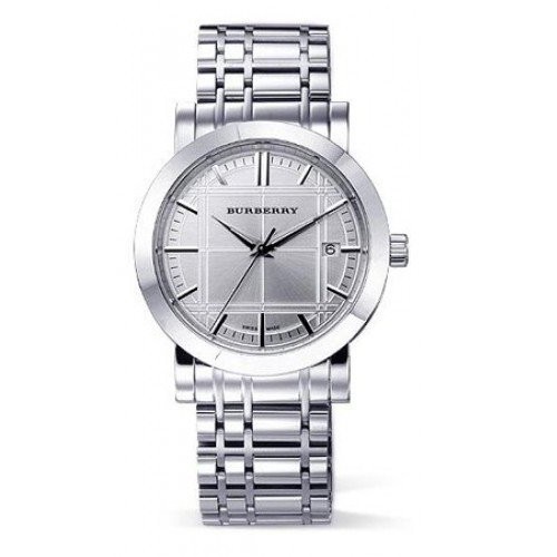 womens silver burberry watch