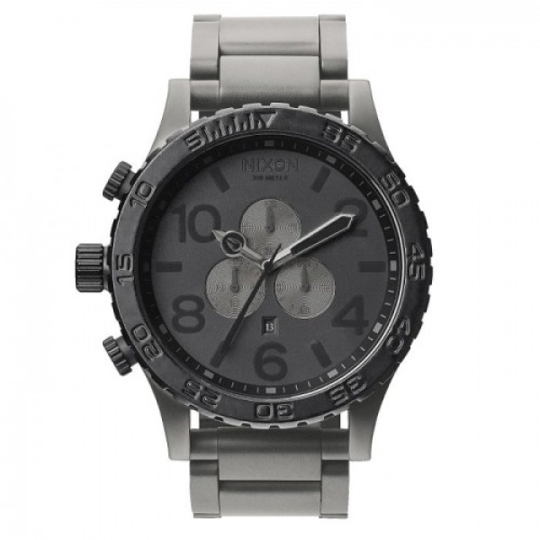 NIXON A083-1062 THE 51-30 Chronograph Gunmetal Dial Men's Watch