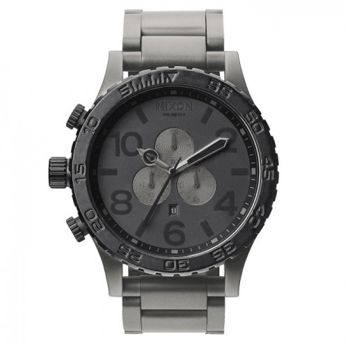 nixon men's gunmetal watches