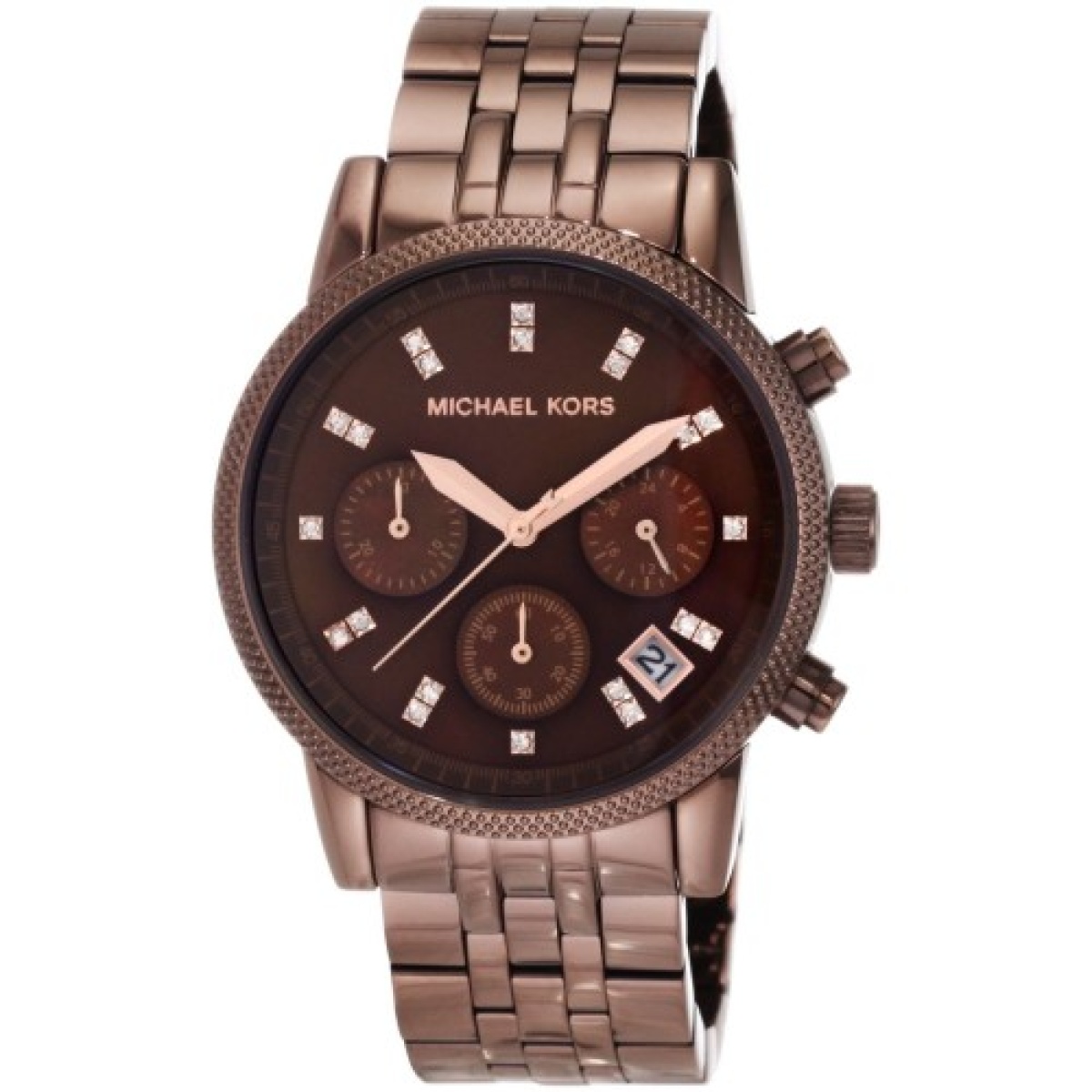 MICHAEL KORS MK5547 Ritz Chronograph Brown Ladies Watch