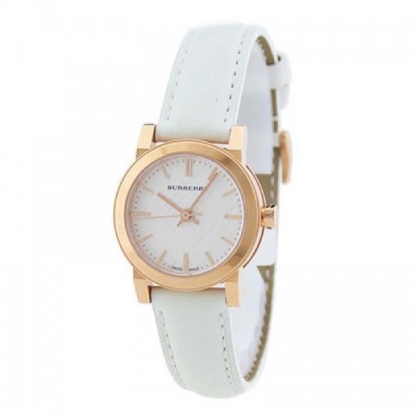 Burberry BU9209 Rose Gold White Dial Ladies Watch