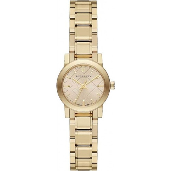 BURBERRY BU9227 The City Champagne Dial Gold-tone Ladies Watch