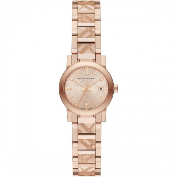 Burberry BU9235 Ladies The City Engraved Check Watch