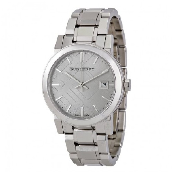 BURBERRY BU9143 Ladies The City Grey Dial Stainless Steel Watch