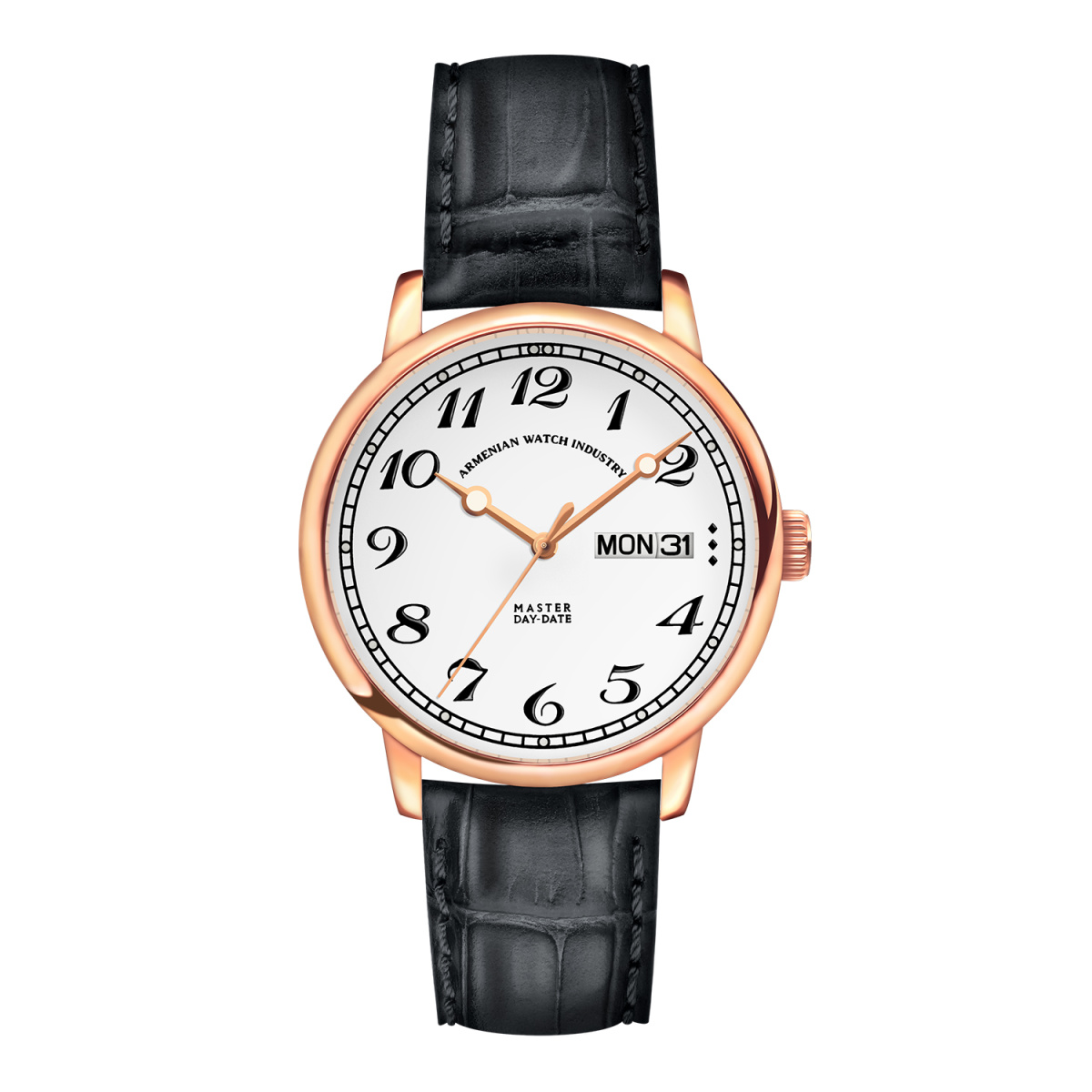 AWI 0731.5 Men's Gold PVD Coating Watch