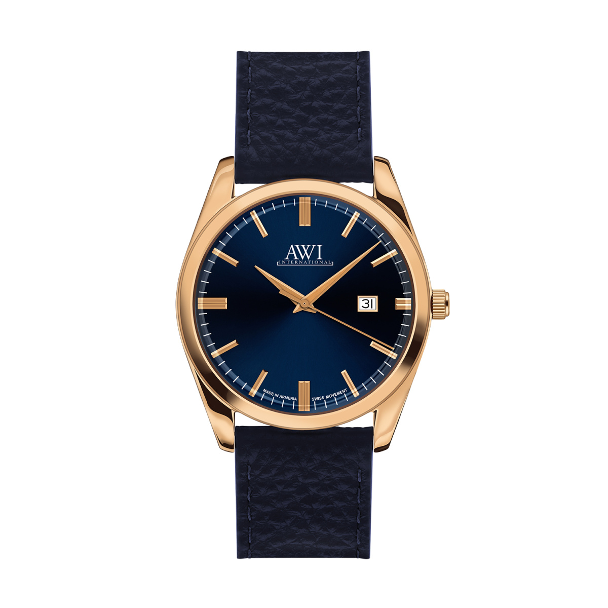 AWI 7055.6 Men's Blue Dial Watch