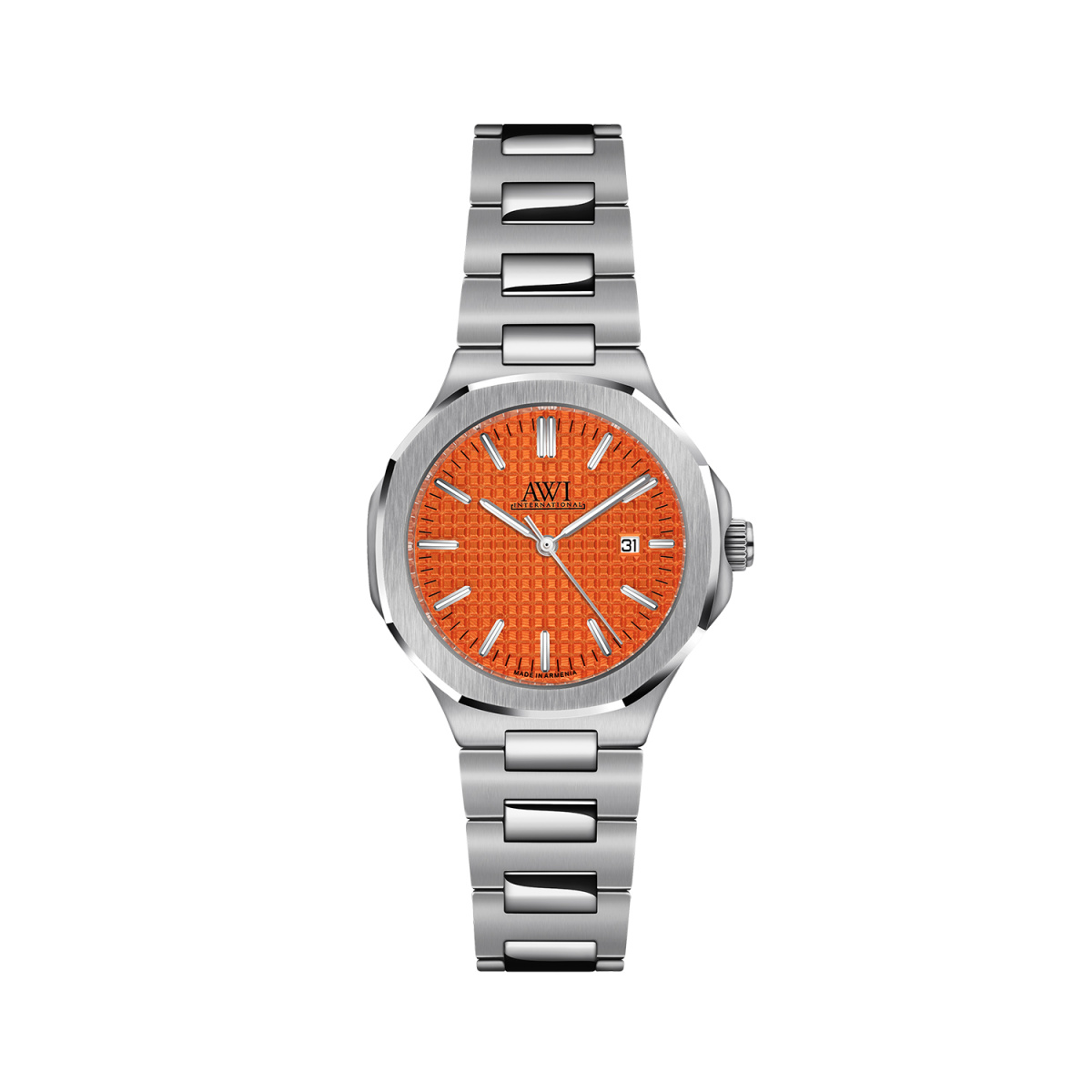 AWI 988.5 Ladies' Orange Dial Watch