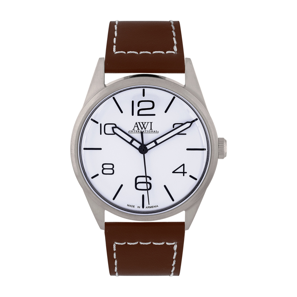 AWI AW1653.3 Men's White Dial Watch