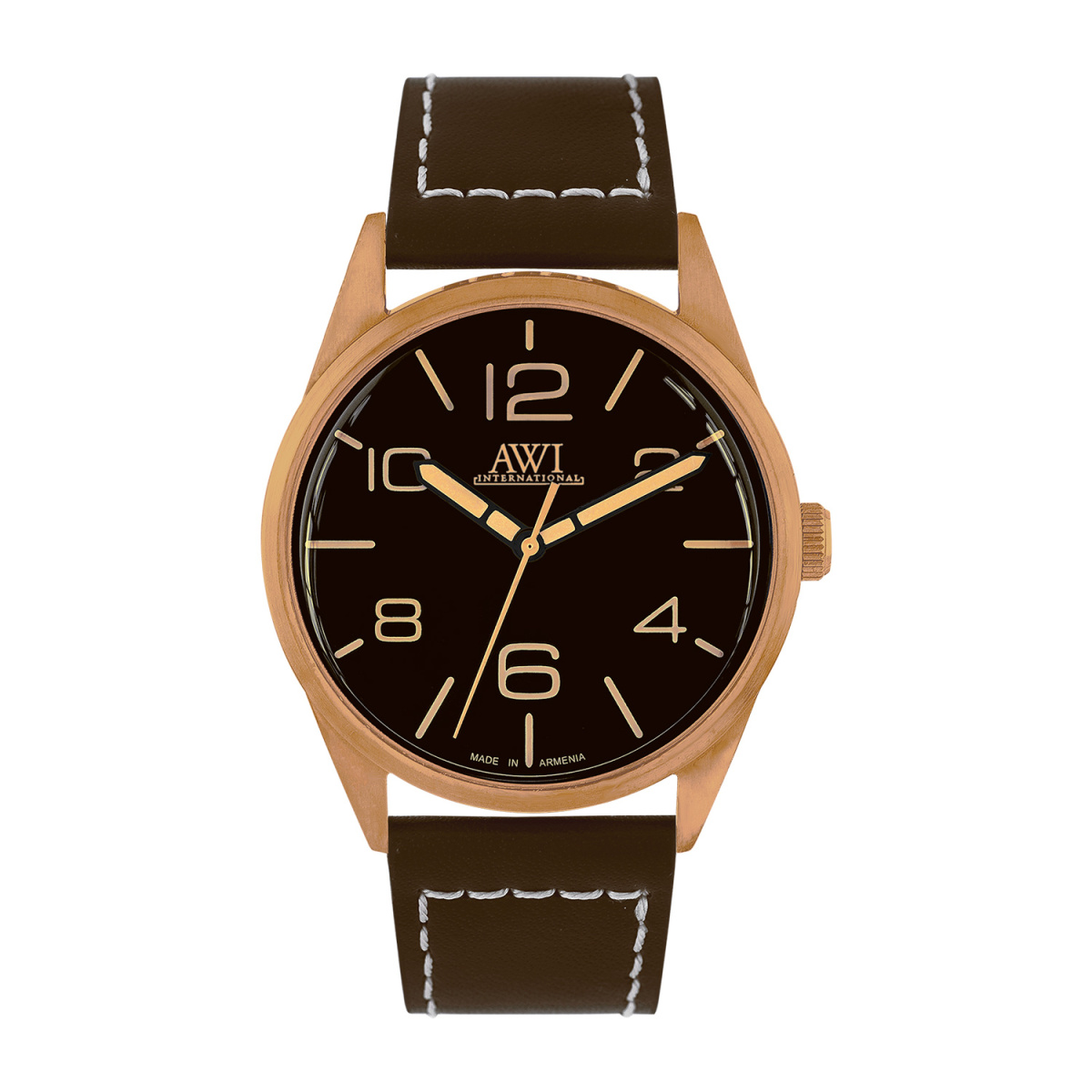 AWI AW1653.6 Men's Brown Watch