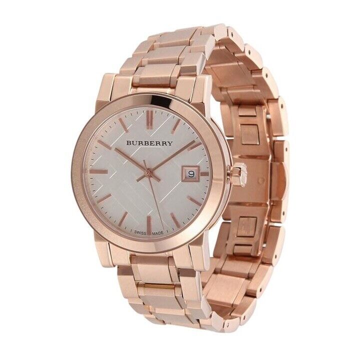 Burberry BU9104 Watch Women’s Swiss Rose Gold-Tone Stainless Steel ...