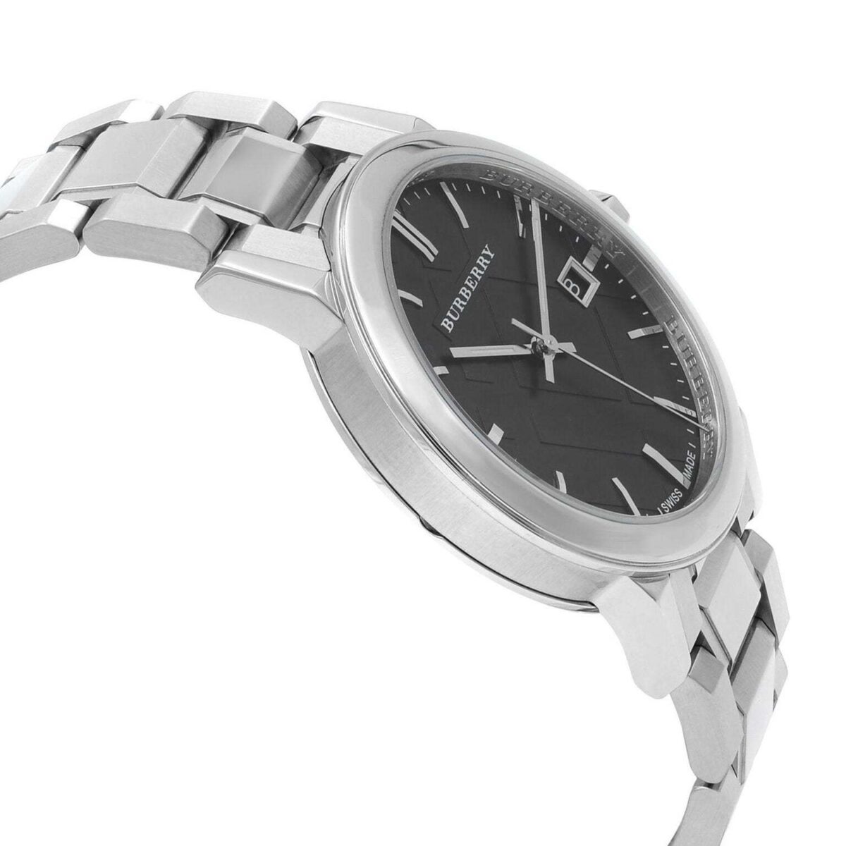 Burberry BU9001 Stainless Steel With Black Dial Watch
