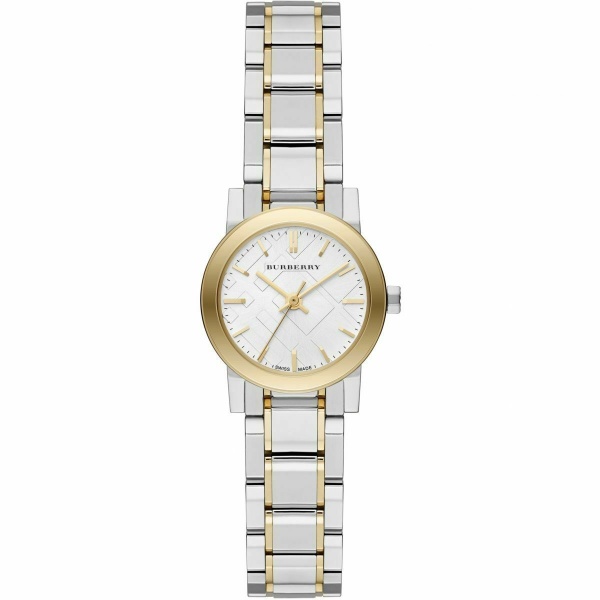 Burberry BU9217 The City Silver Dial Two-tone Stainless Steel Ladies Watch