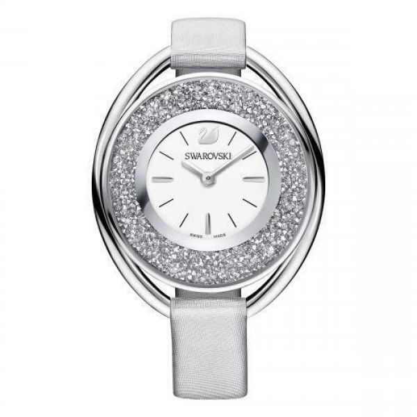 Swarovski 5263907 Crystalline Oval Gray White Ladies Watch