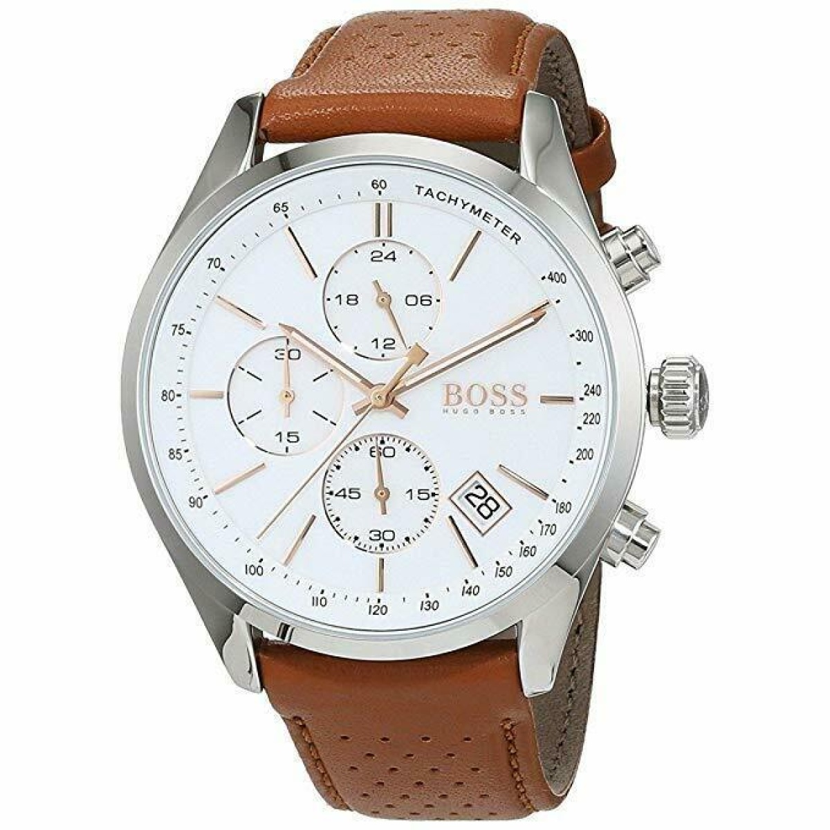 Hugo Boss 1513475 Grand Prix Chronograph Brown Men's Quartz Watch