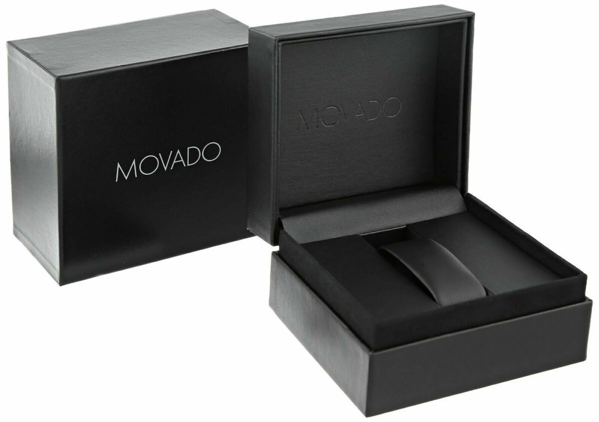 Movado Sapphire 0606884 Quartz Leather Men's Watch