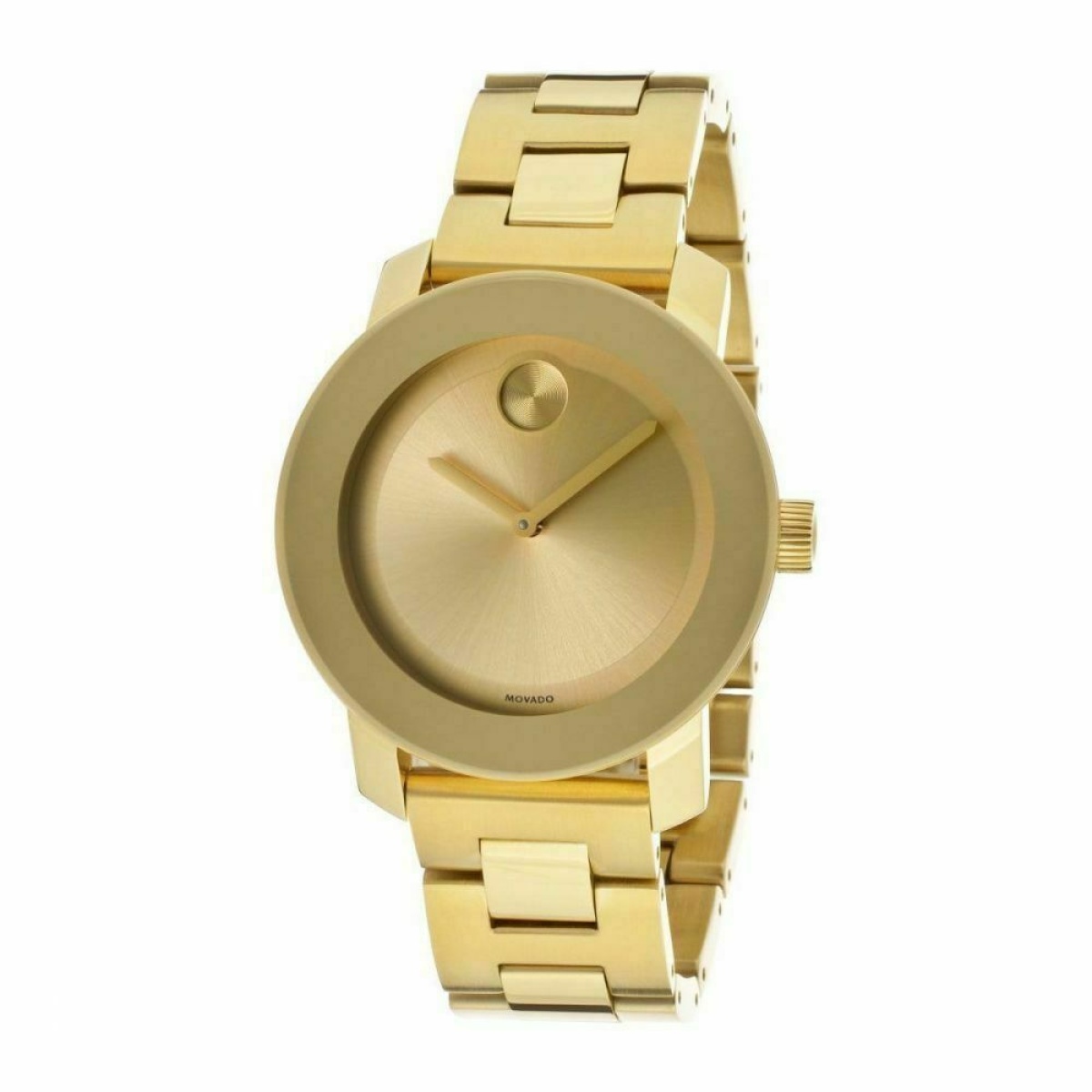 Movado Bold 3600085 Iconic Gold Plated Stainless Steel Women's Watch