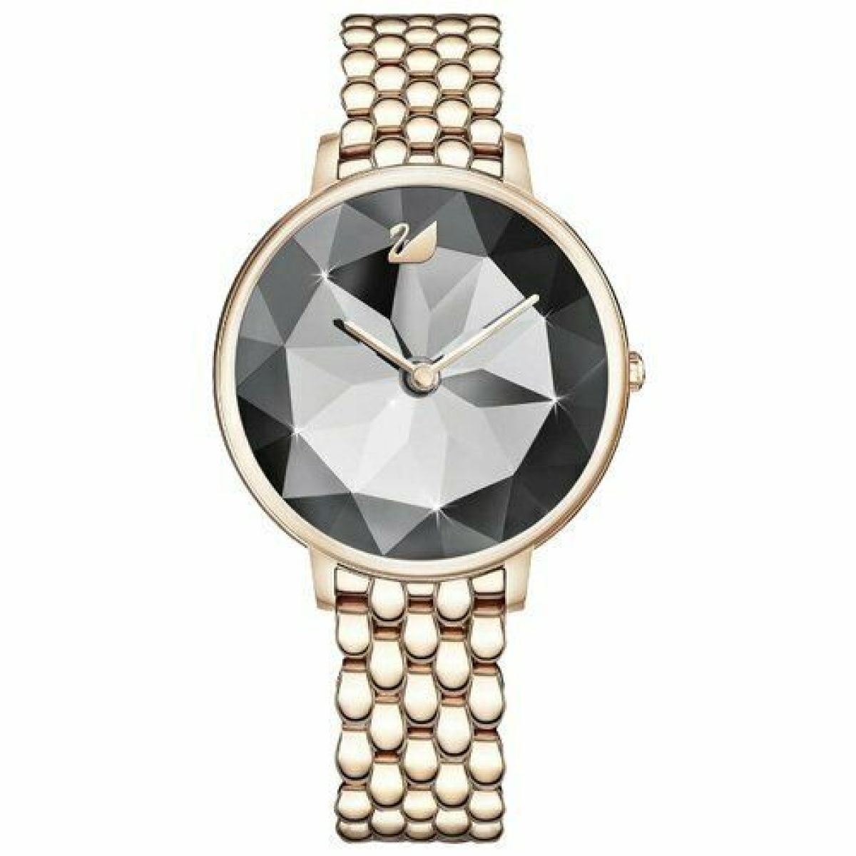 Swarovski 5416026 Crystal Lake Champagne-gold tone Dark Grey Dial Ladies Watch