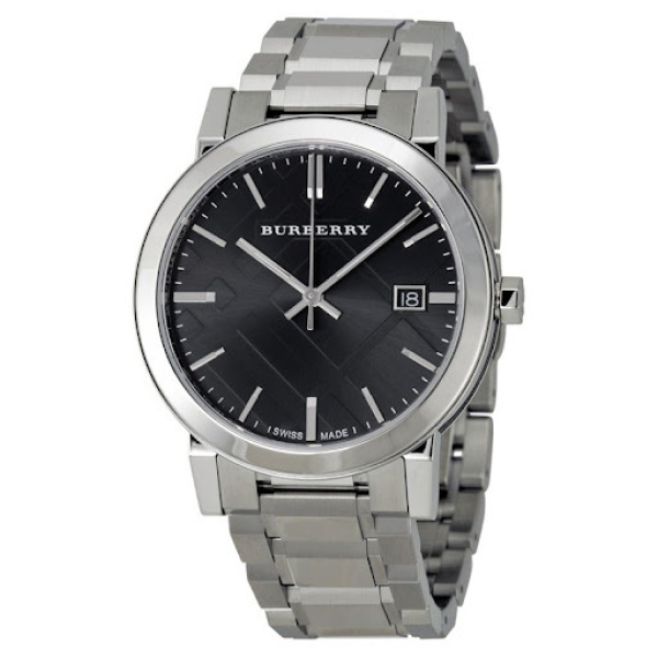 Burberry BU9001 Stainless Steel With Black Dial Watch
